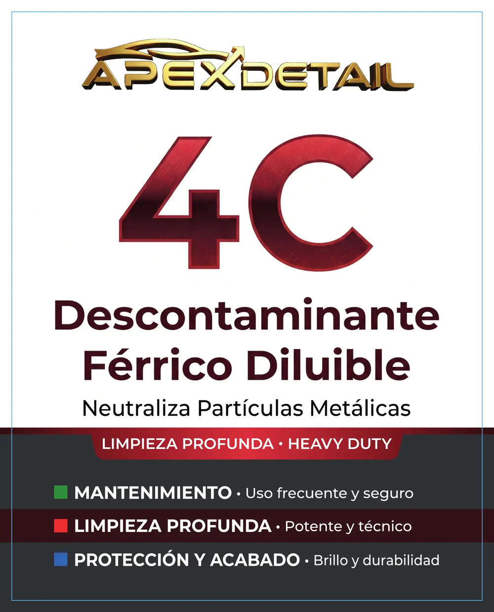 4C - Descontaminante férrico diluible