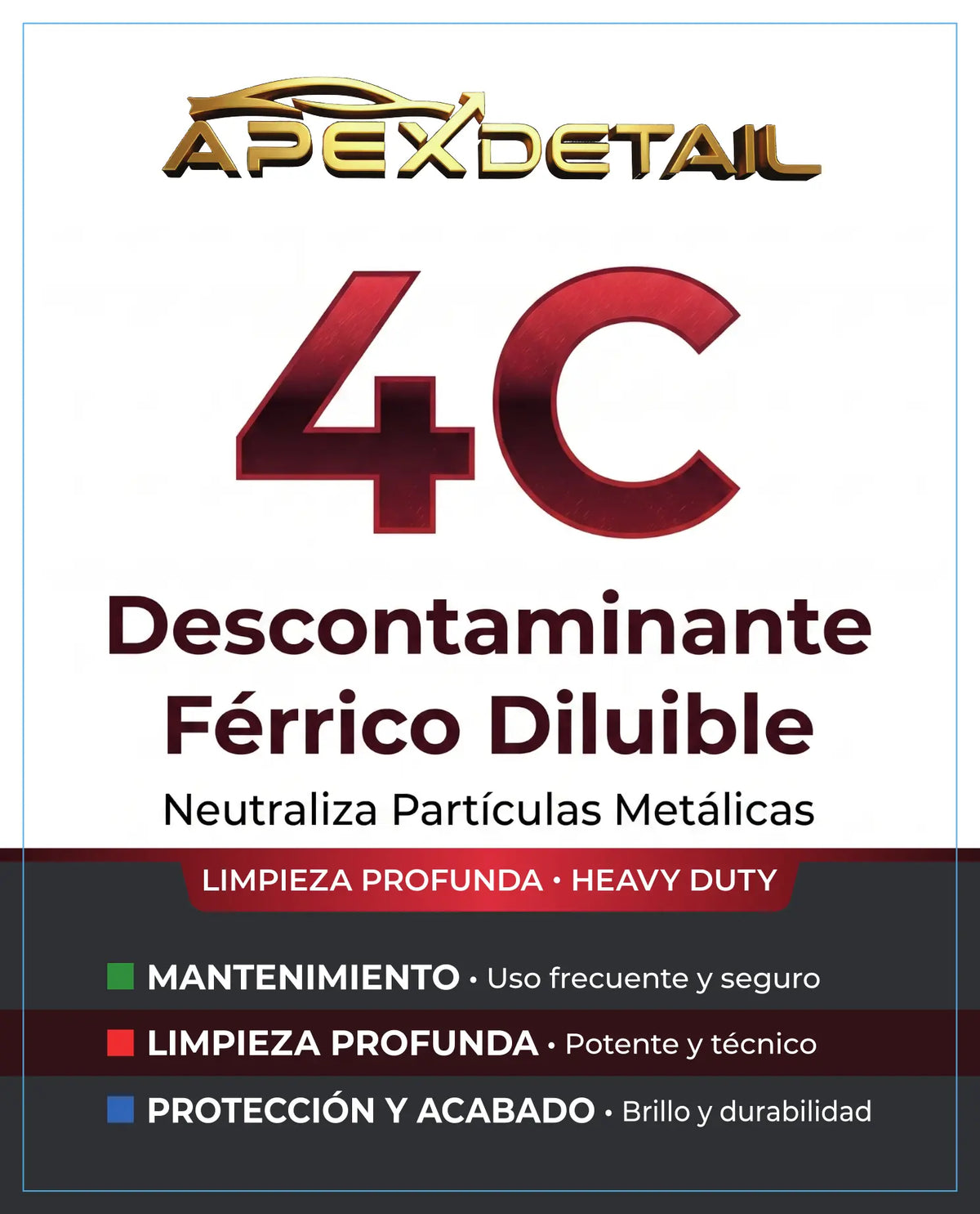 4C - Descontaminante férrico diluible