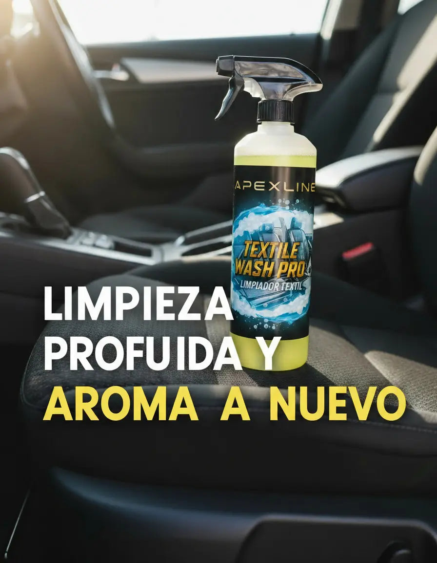 Limpiador tapicería textil interior