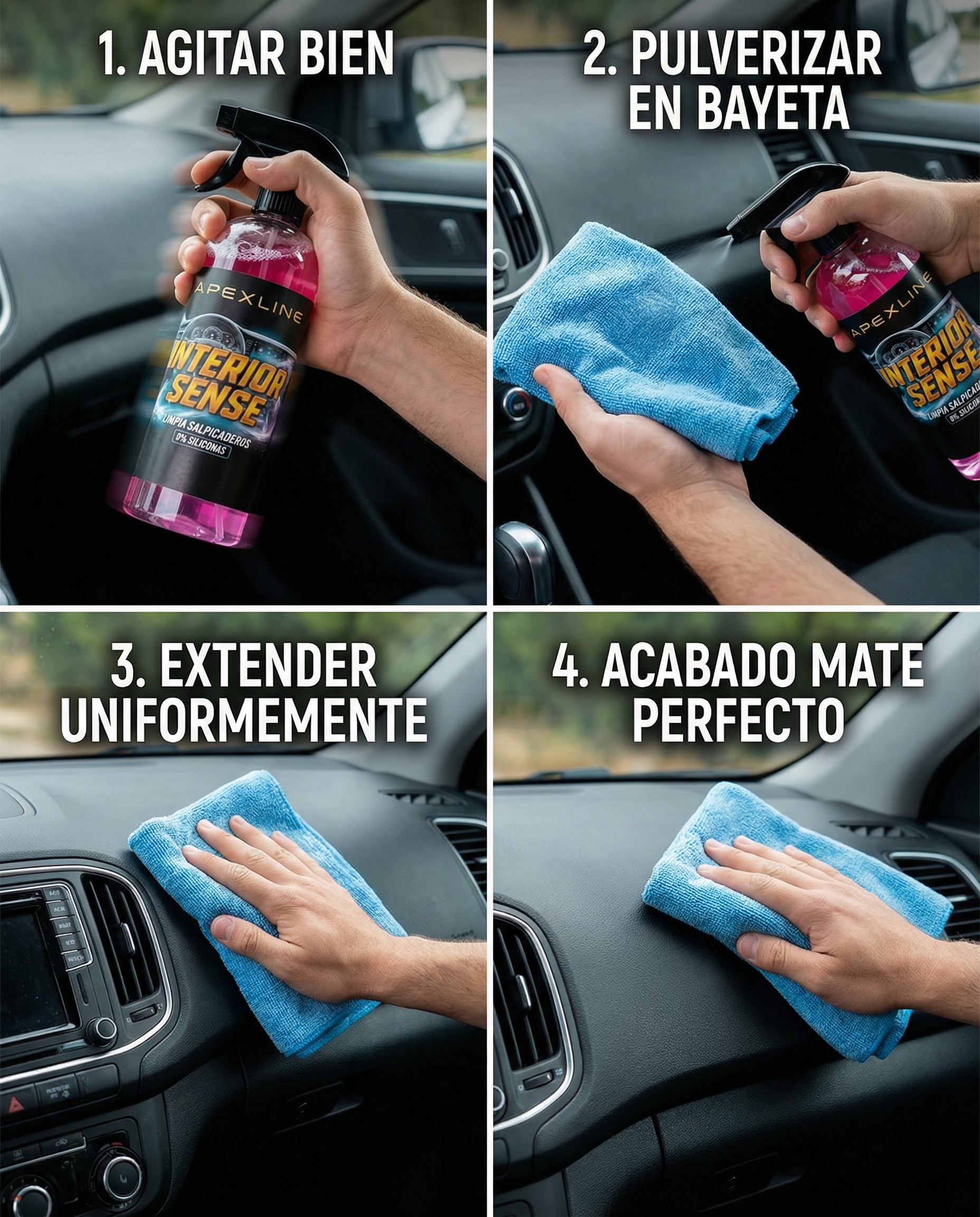 Limpia salpicaderos 0% Siliconas - Interiorsense 750ml - ApexDetail