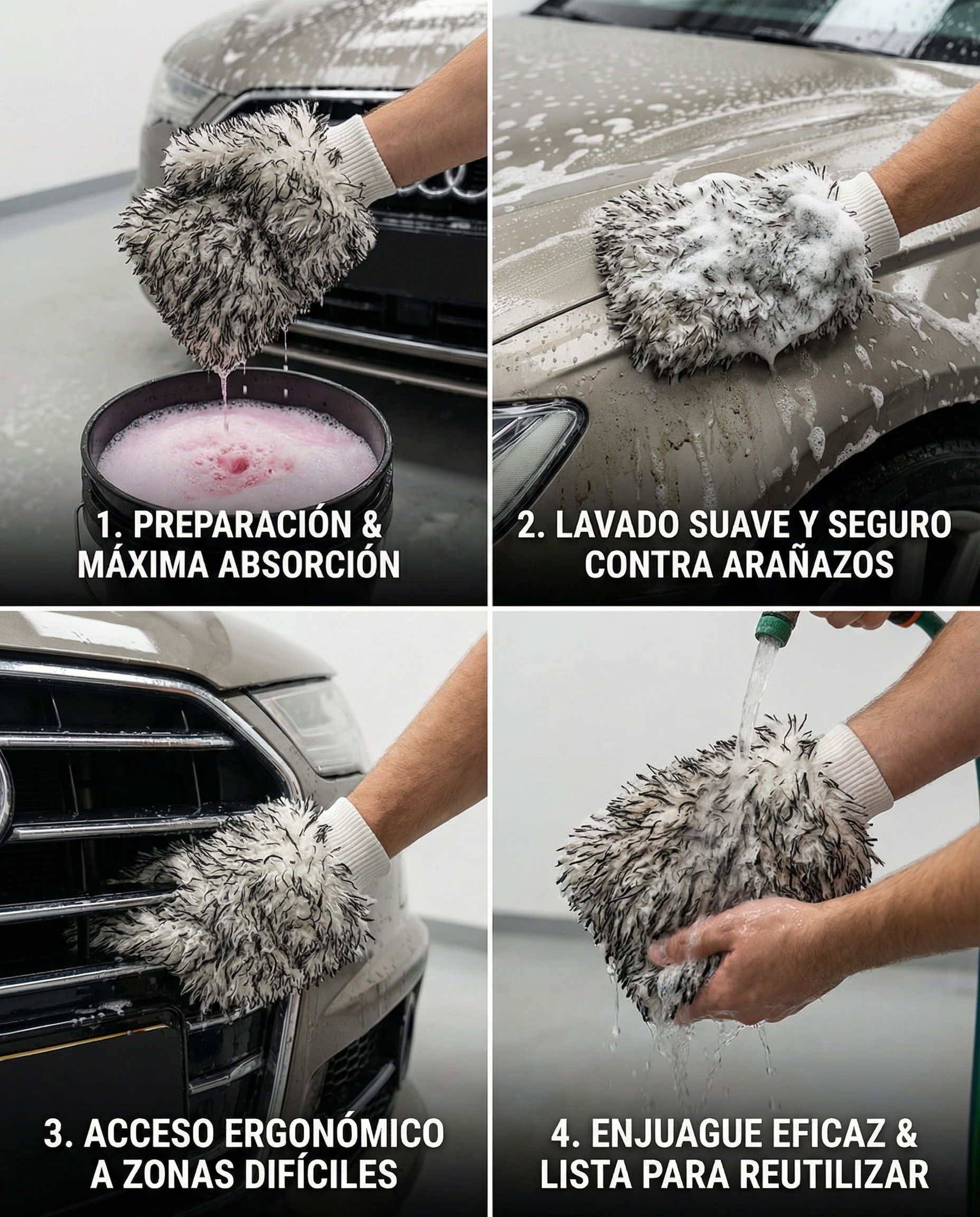 infografia_manopla_lavado accesorio limpieza apara coche